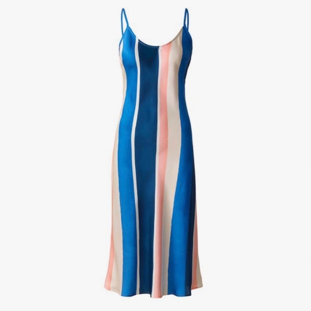 Lemlem x H&M | Multicolor Midi Slip Dress | Size XS